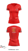 Clarks Chapel Fire & Rescue 66405091 Women's Short Sleeve V-neck Shirt - 3