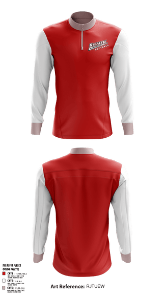 Quarter Zip Jacket, Stealth Softball Org, Softball, Teamtime, Team time, sublimation, custom sports apparel, team uniforms, spirit wear, spiritwear, sports uniforms, custom shirts, team store, custom team store, fundraiser sports, apparel fundraiser