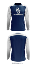 Philipsburg-Osceola Track & Field 92231336 Long Sleeve Performance Shirt - 1