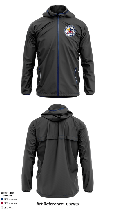 Fellowship of Christian Athletes 77170783 Windbreaker - 2