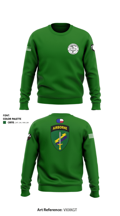 345th TPC(A) 54143111 Crew Neck Sweatshirt - 1
