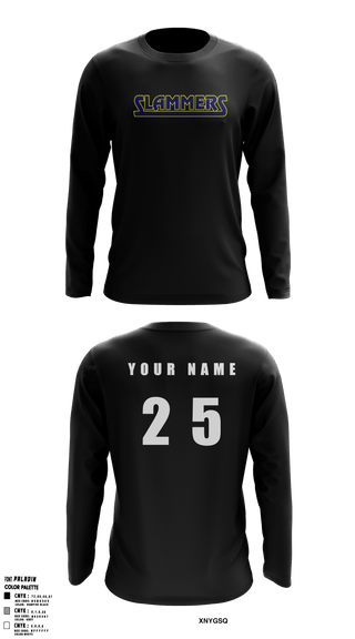 Long Sleeve Performance Shirt, Slammers FP, Softball, Teamtime, Team time, sublimation, custom sports apparel, team uniforms, spirit wear, spiritwear, sports uniforms, custom shirts, team store, custom team store, fundraiser sports, apparel fundraiser