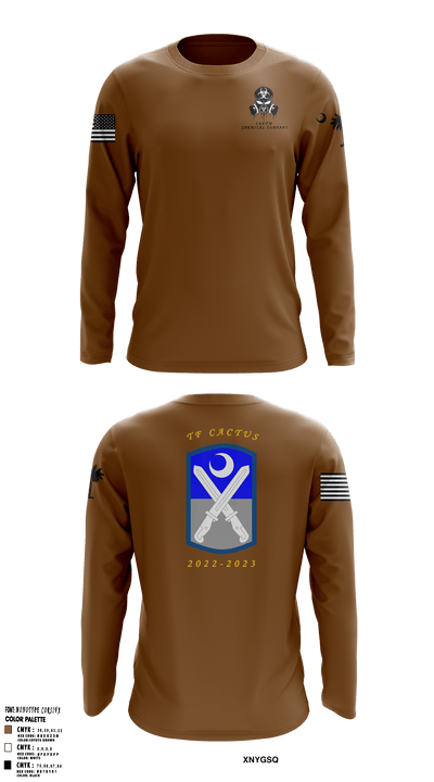 108th CEM 26965831 Long Sleeve Performance Shirt - 1