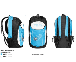 Gear Bag, Highest Level Volleyball, Women's Volleyball, Teamtime, Team time, sublimation, custom sports apparel, team uniforms, spirit wear, spiritwear, sports uniforms, custom shirts, team store, custom team store, fundraiser sports, apparel fundraiser