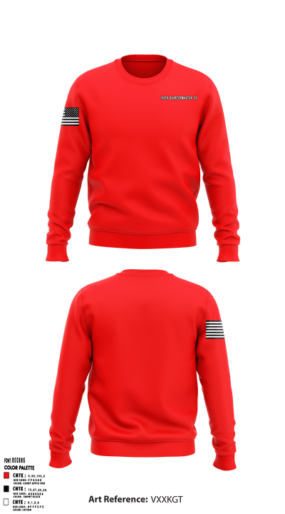 135TH Qaurtermaster Co 14295913 Crew Neck Sweatshirt - 1