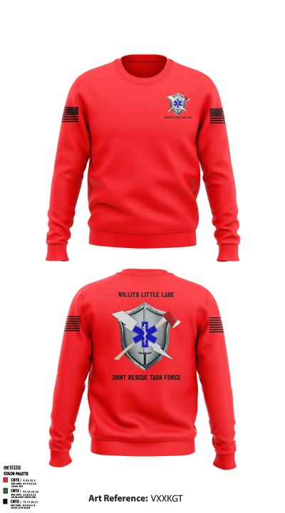 Willits Little Lake Joint Rescue Task Force 48326276 Crew Neck Sweatshirt - 2 (1)
