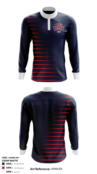 Quarter Zip Jacket, James B Conant High School Golf, Golf, Teamtime, Team time, sublimation, custom sports apparel, team uniforms, spirit wear, spiritwear, sports uniforms, custom shirts, team store, custom team store, fundraiser sports, apparel fundraiser
