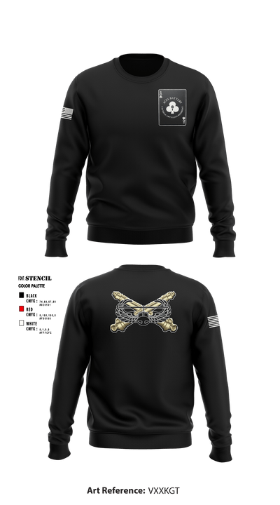 Aces Battery 2-32 FAR 74459928 Crew Neck Sweatshirt - 1