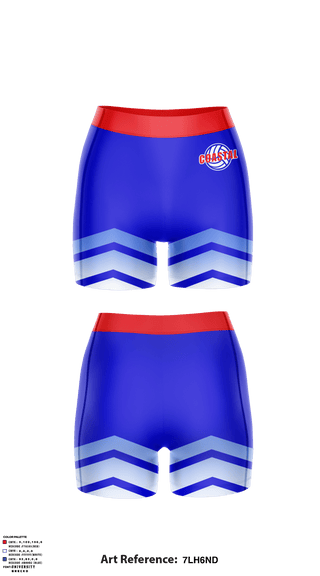 Women's Compression Shorts, Coastal Volleyball Club, Women's Volleyball, Teamtime, Team time, sublimation, custom sports apparel, team uniforms, spirit wear, spiritwear, sports uniforms, custom shirts, team store, custom team store, fundraiser sports, apparel fundraiser