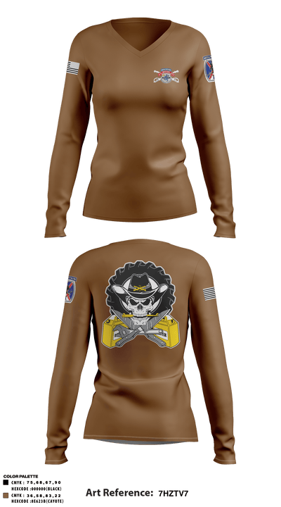 Diesel, 3-71CAV 45358168 Women's Long Sleeve V-neck Shirt - 7
