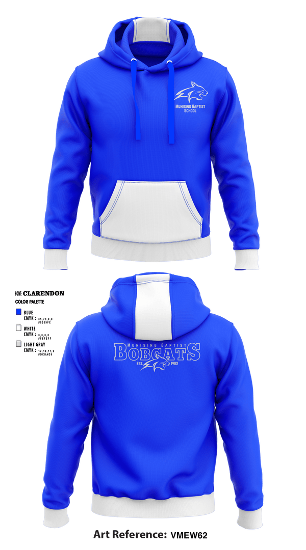 Hoodie, Munising Baptist School Bobcats, Men's Basketball, Teamtime, Team time, sublimation, custom sports apparel, team uniforms, spirit wear, spiritwear, sports uniforms, custom shirts, team store, custom team store, fundraiser sports, apparel fundraiser