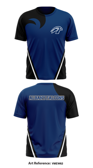 Albany Falcons 83355309 Short Sleeve Performance Shirt - 1