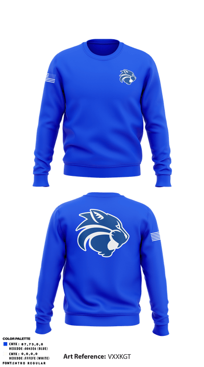 Locust Grove High School 66128231 Crew Neck Sweatshirt - 1