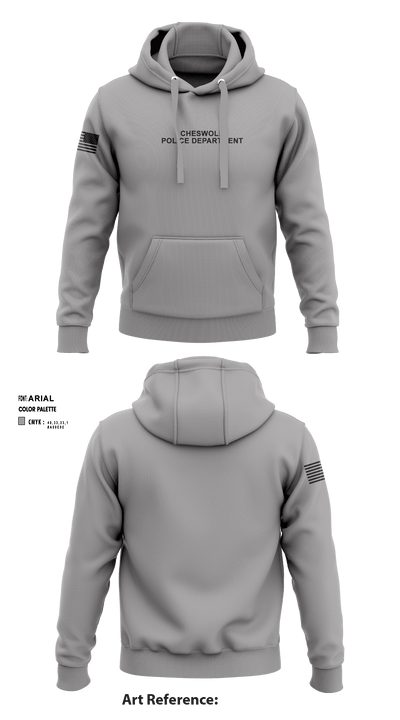 Cheswold Police Department 76769403 Hoodie - 1