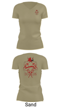 Test SF Logo 16004450 Women's Short Sleeve V-neck Shirt - 4
