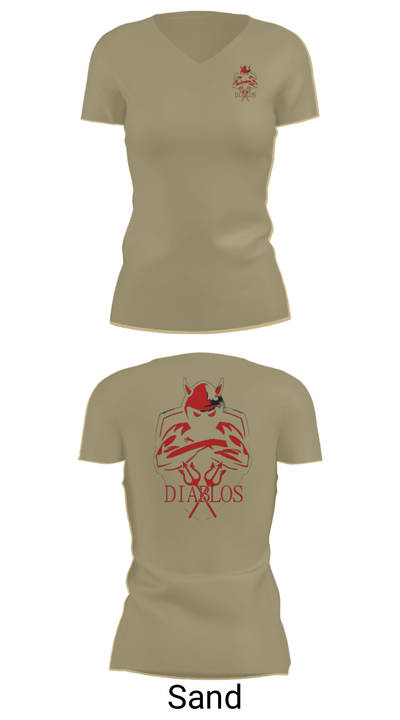 Test SF Logo 16004450 Women's Short Sleeve V-neck Shirt - 4