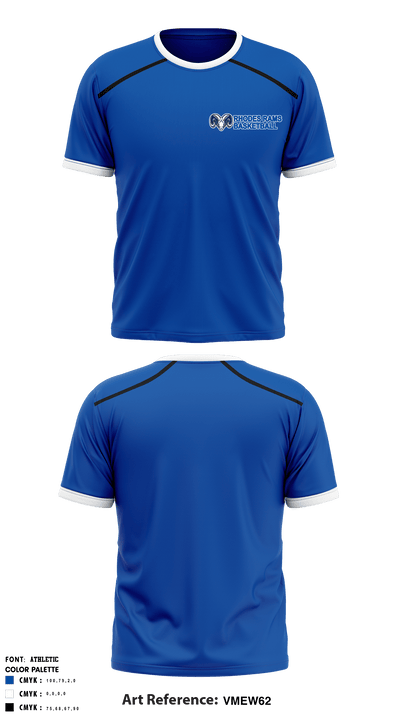 James Rhodes High School Basketball 57891241 Short Sleeve Shooting Shirt - 2