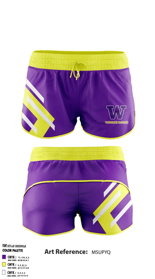 Women's Shorts, Winner High School Dance, , Teamtime, Team time, sublimation, custom sports apparel, team uniforms, spirit wear, spiritwear, sports uniforms, custom shirts, team store, custom team store, fundraiser sports, apparel fundraiser