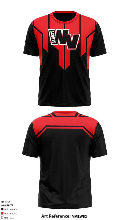 West Valley Scouts 82143538 Short Sleeve Performance Shirt - 1