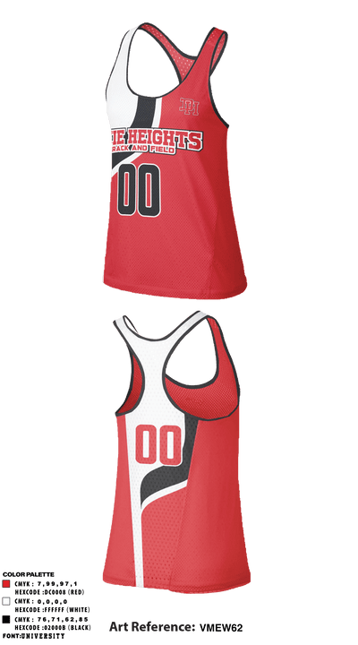Dixie Heights High School track 84293747 Women's Track Singlet - 1