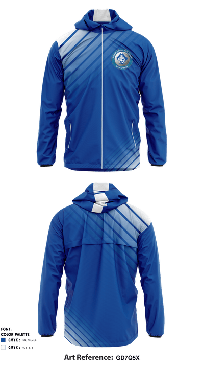 Buckhannon-Upshur High School Cheer 79354091 Windbreaker - 1