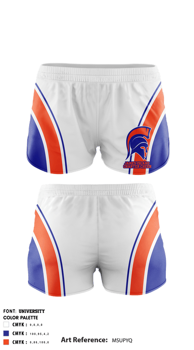 James Island Charter High School Cheer 5299934 Women's Shorts - 1