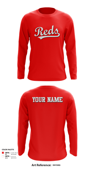 Long Sleeve Performance Shirt, Chesapeake Reds, Baseball, Teamtime, Team time, sublimation, custom sports apparel, team uniforms, spirit wear, spiritwear, sports uniforms, custom shirts, team store, custom team store, fundraiser sports, apparel fundraiser