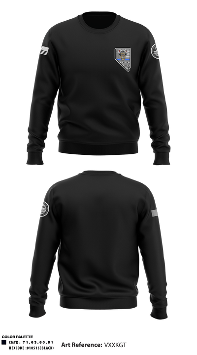 US Federal Air Marshals 31375832 Crew Neck Sweatshirt - 2