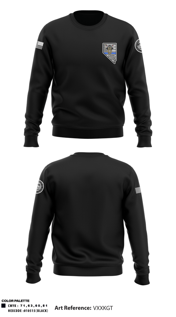 Crew Neck Sweatshirt, , Police, Teamtime, Team time, sublimation, custom sports apparel, team uniforms, spirit wear, spiritwear, sports uniforms, custom shirts, team store, custom team store, fundraiser sports, apparel fundraiser