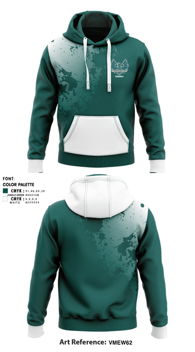 Farmington High School Tennis 47797336 Hoodie - 1