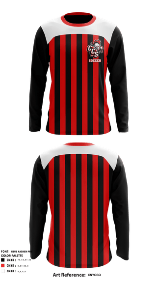 Long Sleeve Performance Shirt, Cornerstone Christian School Soccer, Men's Soccer, Teamtime, Team time, sublimation, custom sports apparel, team uniforms, spirit wear, spiritwear, sports uniforms, custom shirts, team store, custom team store, fundraiser sports, apparel fundraiser
