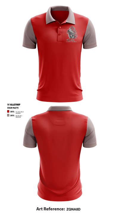 West Allegheny High School Rugby 30589665 Short Sleeve Performance Polo - 1
