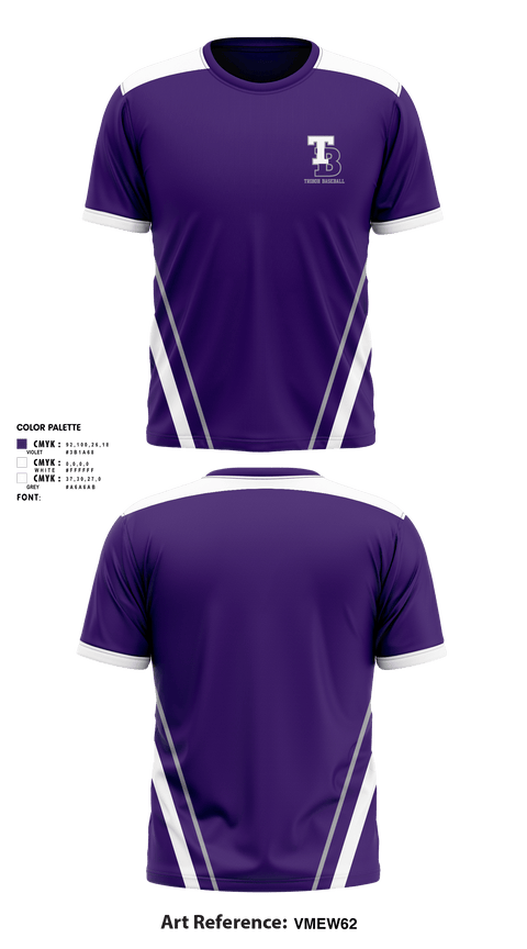 Short Sleeve Performance Shirt, Triboh Baseball, Baseball, Teamtime, Team time, sublimation, custom sports apparel, team uniforms, spirit wear, spiritwear, sports uniforms, custom shirts, team store, custom team store, fundraiser sports, apparel fundraiser