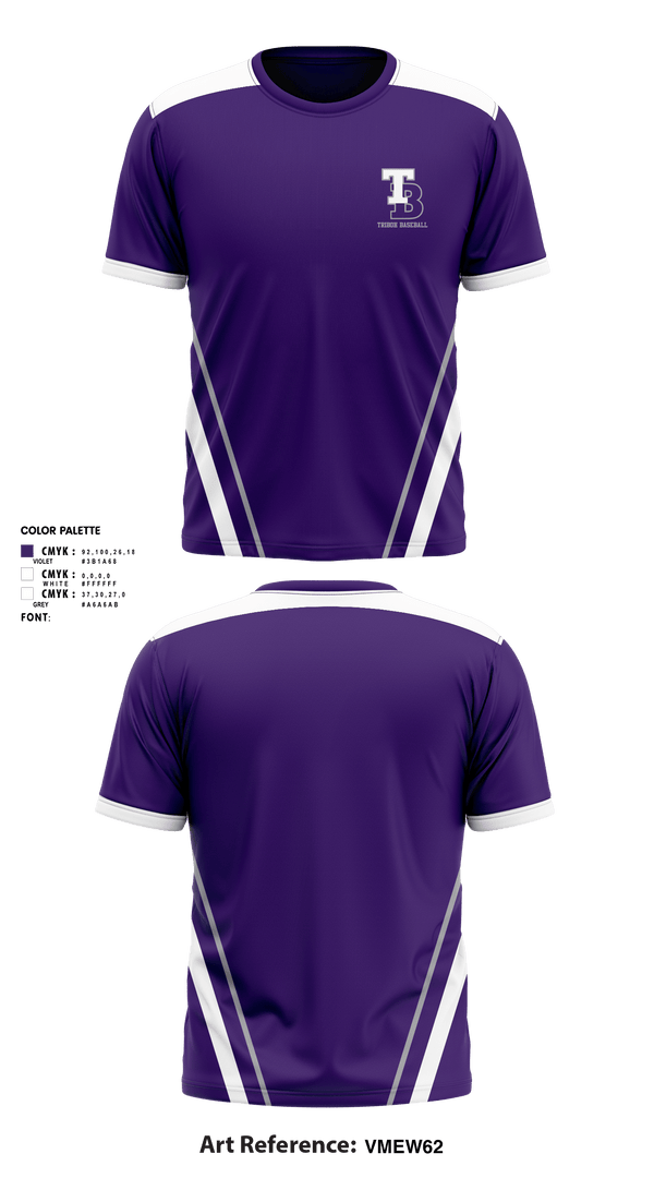 Short Sleeve Performance Shirt, Triboh Baseball, Baseball, Teamtime, Team time, sublimation, custom sports apparel, team uniforms, spirit wear, spiritwear, sports uniforms, custom shirts, team store, custom team store, fundraiser sports, apparel fundraiser