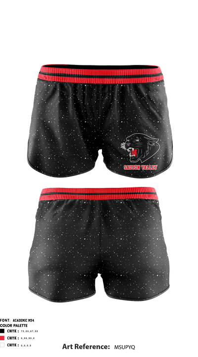 Saucon Valley Soccer 93369327 Womens Soccer Shorts - 1