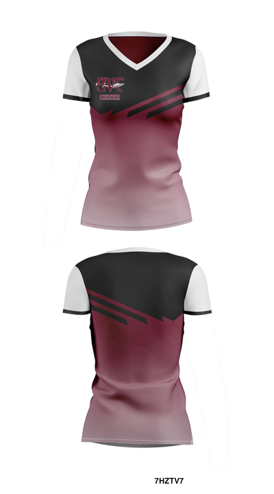 Antelope Valley College Cheer 93322524 Short Sleeve Shooting Shirt - 1