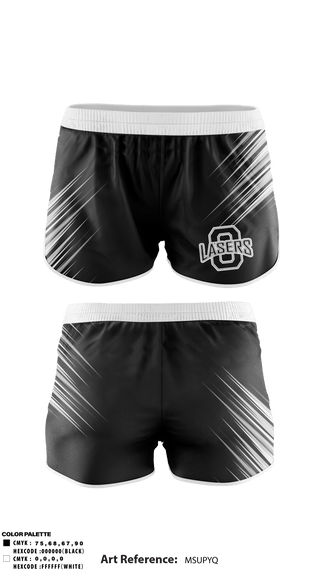 Track Shorts, Ohio Lasers, Softball, Teamtime, Team time, sublimation, custom sports apparel, team uniforms, spirit wear, spiritwear, sports uniforms, custom shirts, team store, custom team store, fundraiser sports, apparel fundraiser