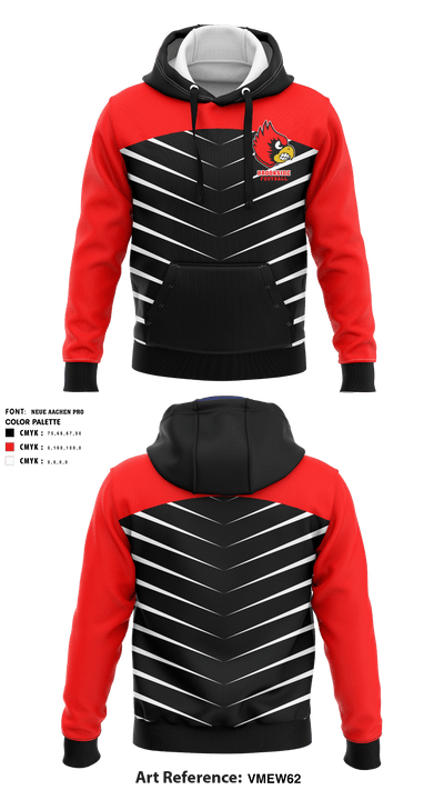 Brookside High School Football 63877639 Hoodie - 1