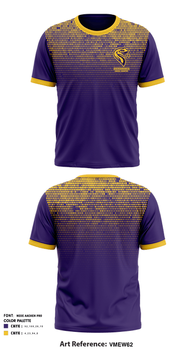 Pieper Ranch Middle School Cross Country 15022803 Short Sleeve Performance Shirt - 1