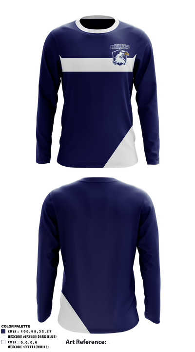 Acadiana Renaissance Charter Academy High School 56398367 Long Sleeve Performance Shirt - 1