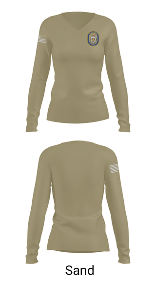 Women's Long Sleeve Vneck Shirt, , Navy, Teamtime, Team time, sublimation, custom sports apparel, team uniforms, spirit wear, spiritwear, sports uniforms, custom shirts, team store, custom team store, fundraiser sports, apparel fundraiser