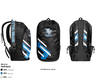 Gear Bag, River Valley High School Basketball, Men's Basketball, Teamtime, Team time, sublimation, custom sports apparel, team uniforms, spirit wear, spiritwear, sports uniforms, custom shirts, team store, custom team store, fundraiser sports, apparel fundraiser