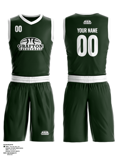 Grafton Youth Basketball 79540265 Basketball Uniform - 1