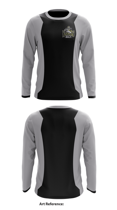 Lincoln Southeast Golf 4849645 Long Sleeve Performance Shirt - 1