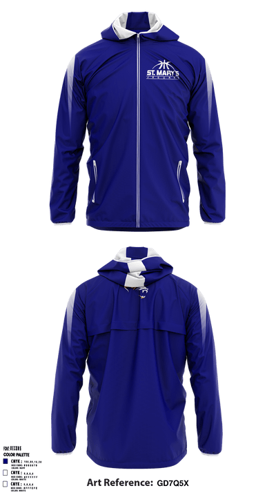 St. Mary’s Jaguars 52115028 Windbreaker - 1
