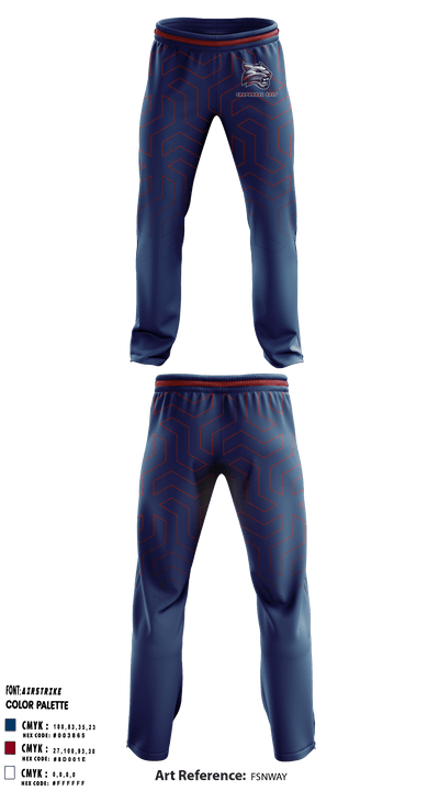 Chaparral High School Golf 56664793 Sweatpants - 1
