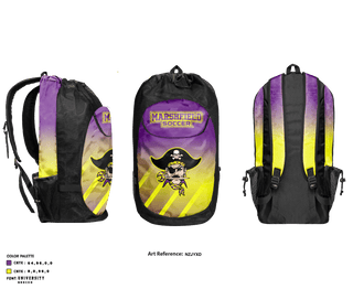 Gear Bag, Marshfield High School Soccer, Men's Soccer, Teamtime, Team time, sublimation, custom sports apparel, team uniforms, spirit wear, spiritwear, sports uniforms, custom shirts, team store, custom team store, fundraiser sports, apparel fundraiser