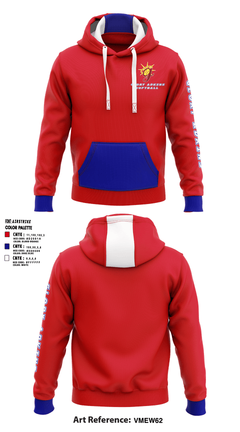 Hoodie, Glory Adkins, Softball, Teamtime, Team time, sublimation, custom sports apparel, team uniforms, spirit wear, spiritwear, sports uniforms, custom shirts, team store, custom team store, fundraiser sports, apparel fundraiser