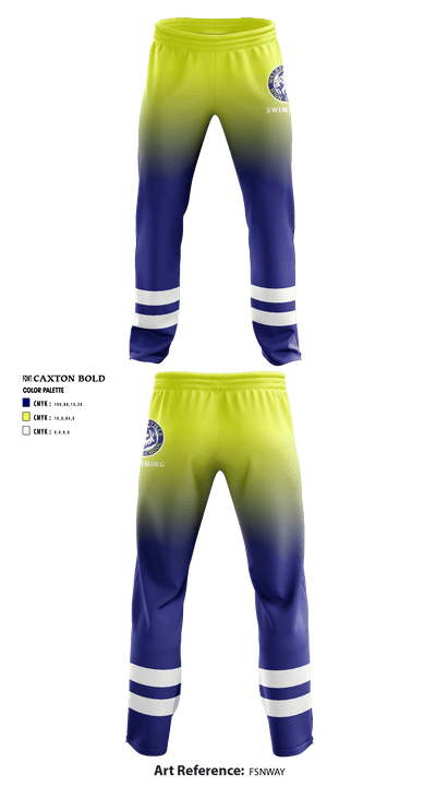 Walkersville High School Swimming 14429382 Sweatpants - 1