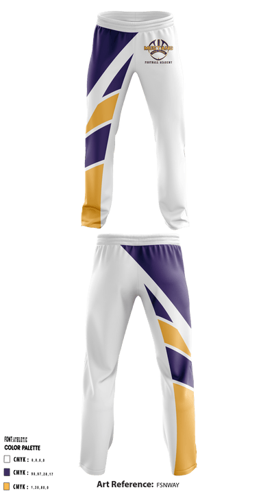 Mustang Football Academy 14868891 Sweatpants - 1